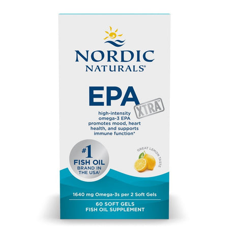 Nordic Naturals EPA Xtra 60 softgels Cytryna Kwasy Omega - 3 - Sklep Witaminki.pl