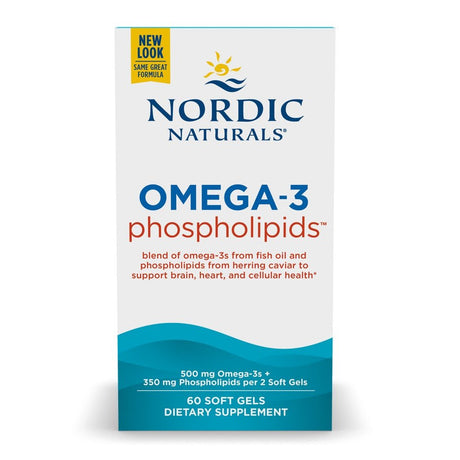Nordic Naturals Omega - 3 Phospholipids 60 softgels Kwasy Omega - 3 - Sklep Witaminki.pl