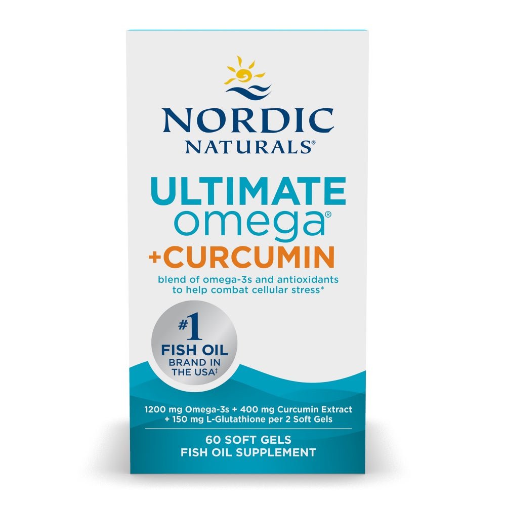 Nordic Naturals Ultimate Omega Curcumin 60 softgels Kurkumina - Sklep Witaminki.pl
