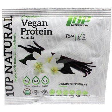 Odżywka Białkowa 1Up Nutrition Organic Vegan Protein (Próbka) Chocolate 18 g - Sklep Witaminki.pl