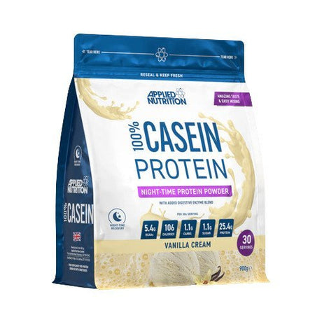 Odżywka Białkowa Applied Nutrition 100% Casein Protein Vanilla Cream 900 g - Sklep Witaminki.pl