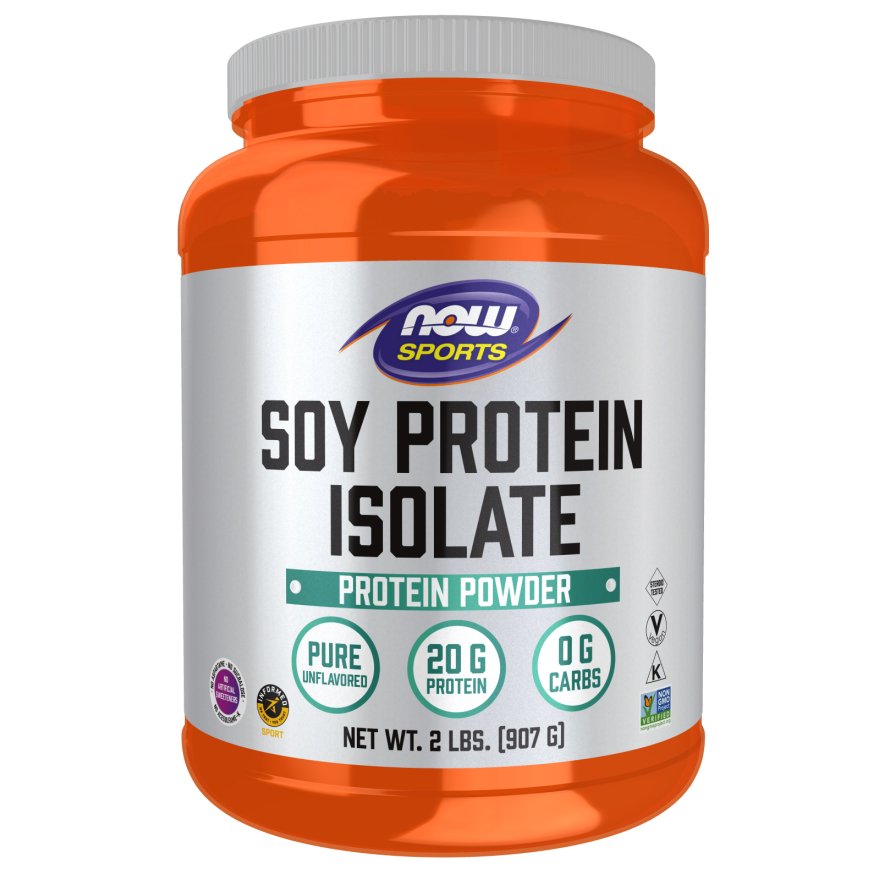 Odżywka Białkowa NOW Foods Soy Protein Isolate 907 g Chocolate - Sklep Witaminki.pl