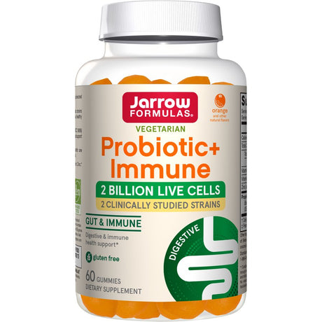 Probiotyk wieloszczepowy Jarrow Formulas Probiotic + Immune Orange 60 gummies - Sklep Witaminki.pl