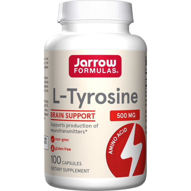 Tyrozyna Jarrow Formulas L-Tyrosine 500 mg 100 caps - Sklep Witaminki.pl