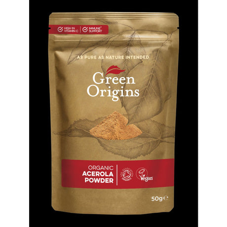 Acerola Green Origins EKO Acerola Powder 50 g - Sklep Witaminki.pl