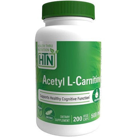 Acetyl L-Karnityna Health Thru Nutrition Acetyl L-Carnitine 500mg 200 vcaps - Sklep Witaminki.pl