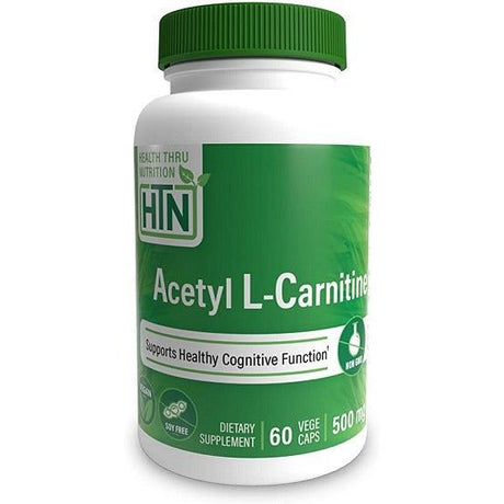 Acetyl L-Karnityna Health Thru Nutrition Acetyl L-Carnitine 500mg 60 vcaps - Sklep Witaminki.pl