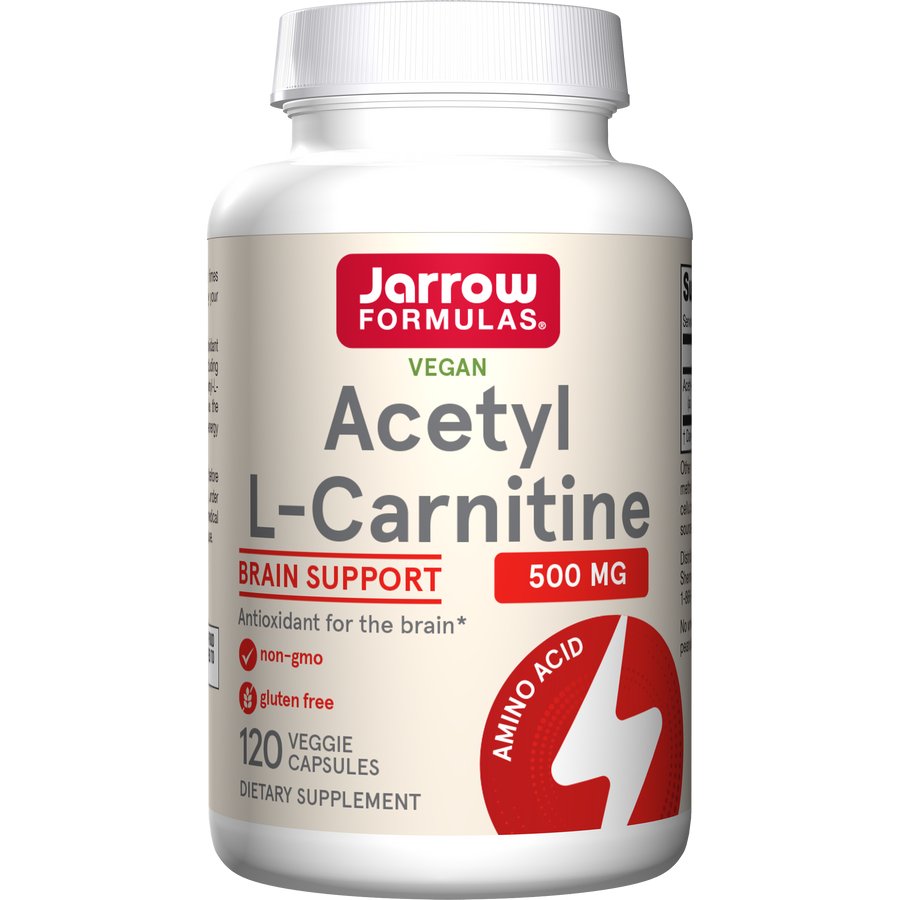 Acetyl L-Karnityna Jarrow Formulas Acetyl L-Carnitine 500 mg 120 vcaps - Sklep Witaminki.pl