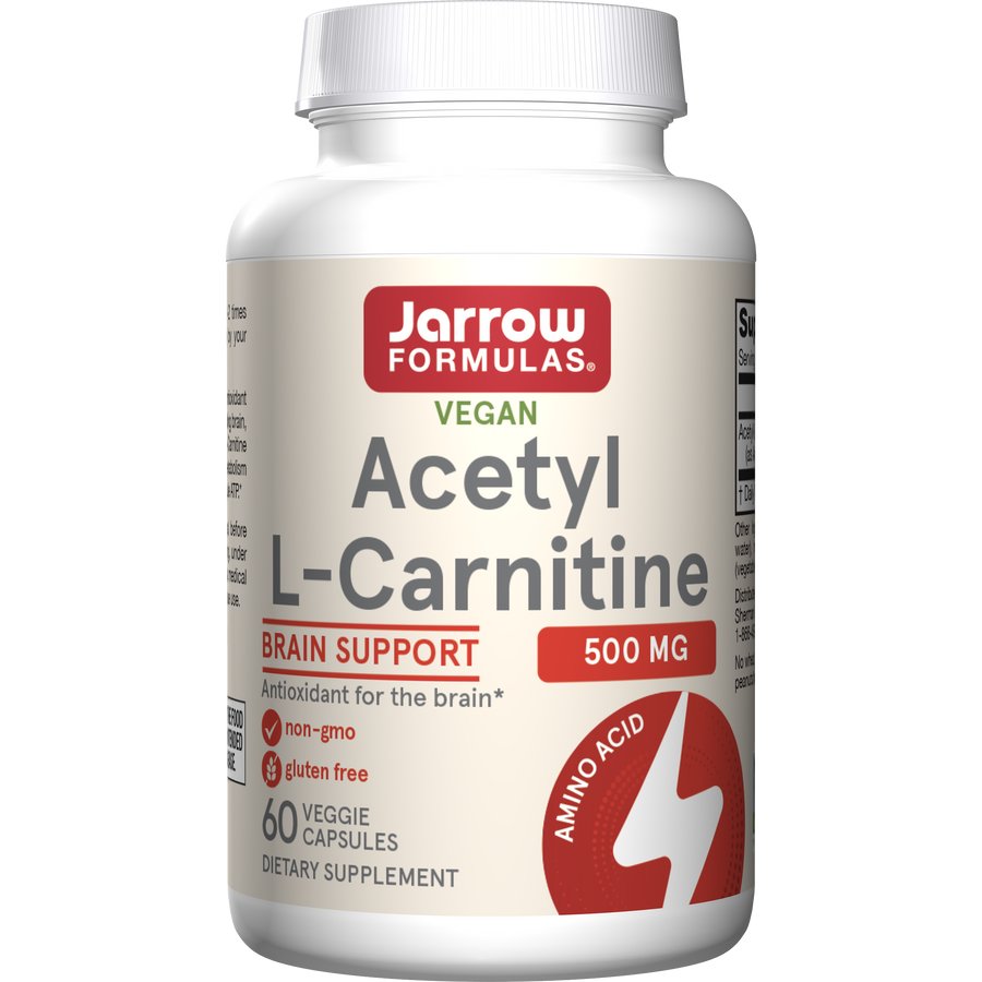 Acetyl L-Karnityna Jarrow Formulas Acetyl L-Carnitine 500 mg 60 vcaps - Sklep Witaminki.pl