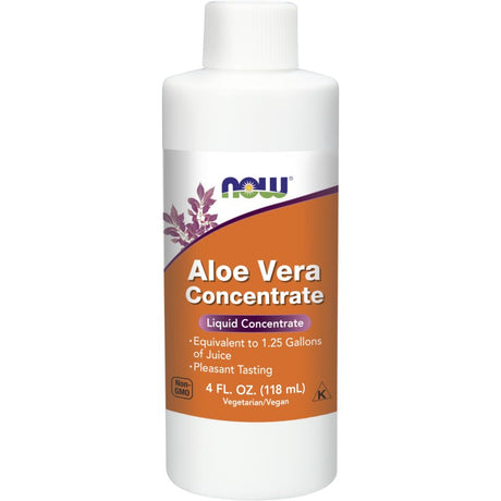 Aloes NOW Foods Aloe Vera Concentrate 118 ml - Sklep Witaminki.pl