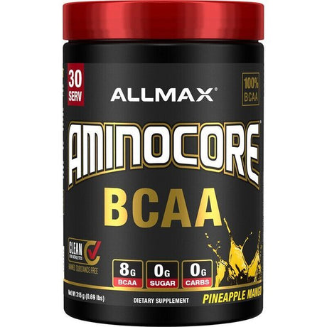 Aminokwasy BCAA AllMax Nutrition Aminocore BCAA Pineapple Mango 315g - Sklep Witaminki.pl