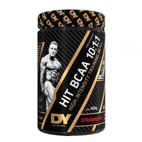 Aminokwasy BCAA Dorian Yates HIT BCAA 10:1:1 Strawberry 400 g - Sklep Witaminki.pl