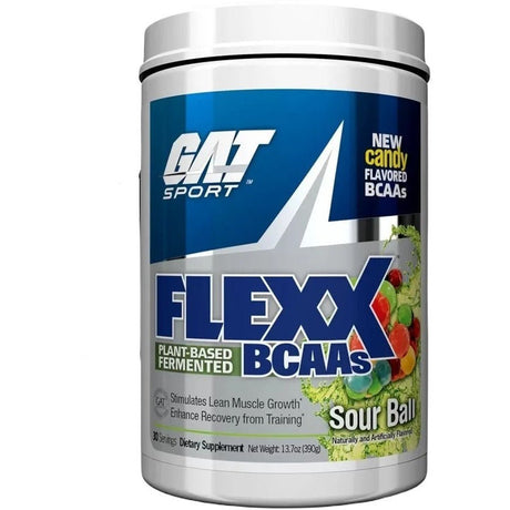 Aminokwasy BCAA GAT Flexx BCAAs Sour Ball 390 g - Sklep Witaminki.pl