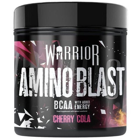 Aminokwasy BCAA Warrior Amino Blast Cherry Cola 270 g - Sklep Witaminki.pl