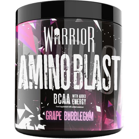 Aminokwasy BCAA Warrior Amino Blast Grape Bubblegum 270 g - Sklep Witaminki.pl