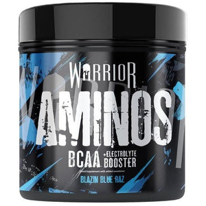 Aminokwasy BCAA Warrior Aminos BCAA Blazin Blue Raz 360 g - Sklep Witaminki.pl