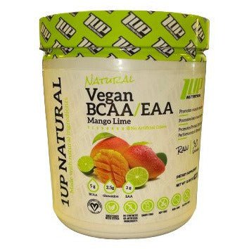 Aminokwasy EAA 1Up Nutrition Natural Vegan BCAA/EAA Mango Lime 360 g - Sklep Witaminki.pl