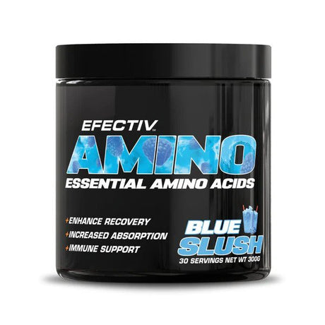 Aminokwasy EAA Efectiv Nutrition Amino Blue Slush 300 g - Sklep Witaminki.pl