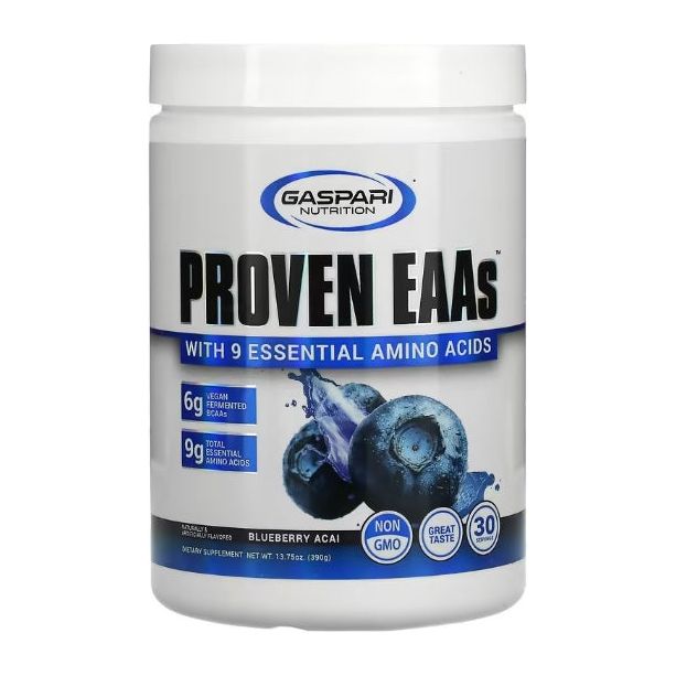 Aminokwasy EAA Gaspari Nutrition Proven EAAs Blueberry Acai 390 g - Sklep Witaminki.pl