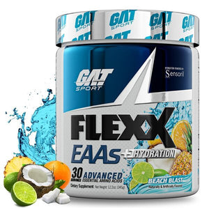 Aminokwasy EAA GAT Flexx EAAs + Hydration Beach Blast 345 g - Sklep Witaminki.pl