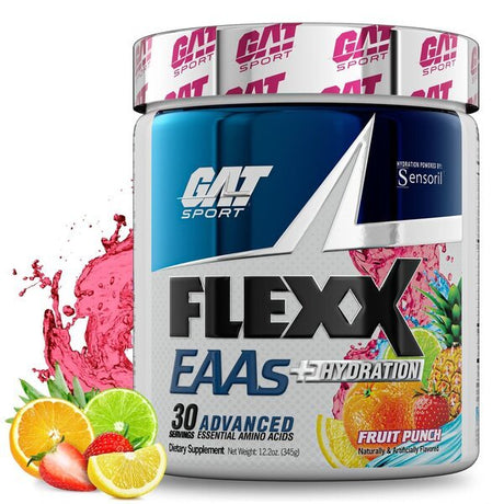 Aminokwasy EAA GAT Flexx EAAs + Hydration Fruit Punch 345 g - Sklep Witaminki.pl