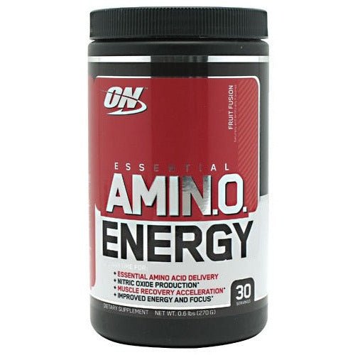 Aminokwasy EAA Optimum Nutrition Essential Amino Energy Fruit Fusion 270 g - Sklep Witaminki.pl