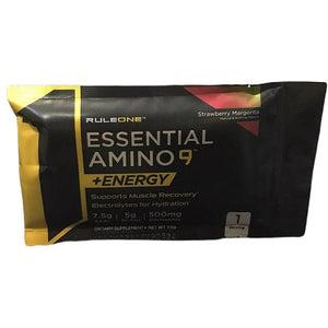 Aminokwasy EAA Rule One Essential Amino 9 + Energy Strawberry Margarita 11.5 g - Sklep Witaminki.pl