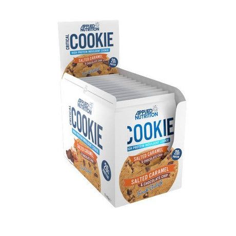 Applied Nutrition Critical Cookie 12 x 85 g Salted Caramel & Chocolate Chip - Sklep Witaminki.pl