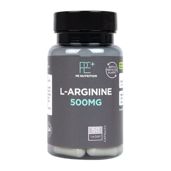 Arginina Holland & Barrett PE Nutrition L-Arginine 500mg 50 caps - Sklep Witaminki.pl