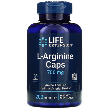 Arginina Life Extension L-Arginine Caps 700 mg 200 caps - Sklep Witaminki.pl