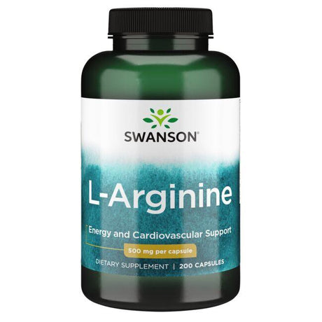 Arginina Swanson L-Arginine 500 mg 200 caps - Sklep Witaminki.pl