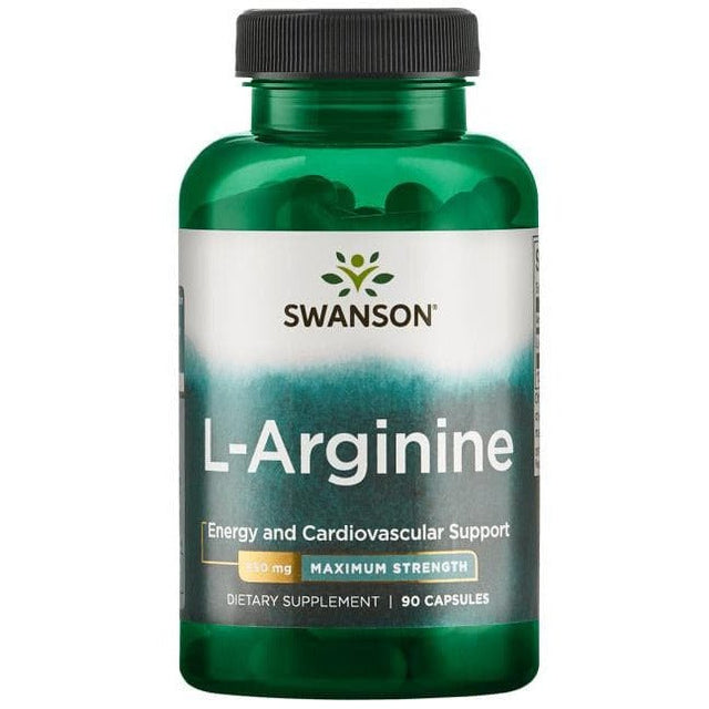 Arginina Swanson L-Arginine 850 mg 90 caps - Sklep Witaminki.pl