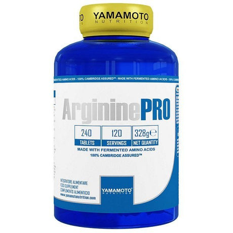 Arginina Yamamoto Nutrition Arginine PRO Cambridge Assured 240 tabs - Sklep Witaminki.pl