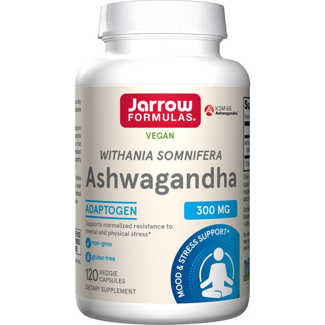 Ashwagandha Jarrow Formulas Ashwagandha 300 mg 120 vcaps - Sklep Witaminki.pl