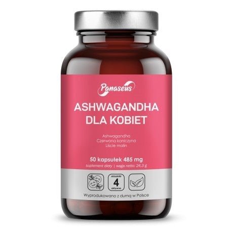 Ashwagandha Panaseus Ashwagandha Dla Kobiet 50 caps - Sklep Witaminki.pl