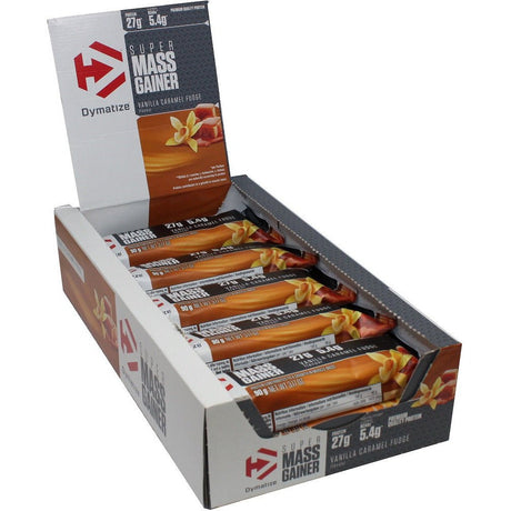 Baton proteinowy Dymatize Super Mass Gainer Bar Vanilla Caramel Fudge 10 bars - Sklep Witaminki.pl