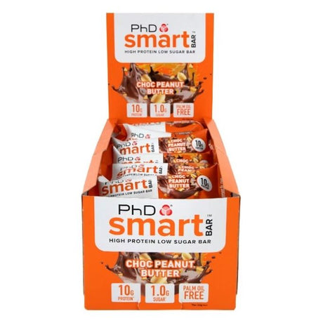 Baton proteinowy PhD Smart Bar Choc Peanut Butter 24 x 32 g - Sklep Witaminki.pl