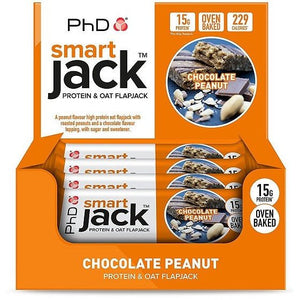 Baton proteinowy PhD Smart Jack Chocolate Peanut 12 bars - Sklep Witaminki.pl