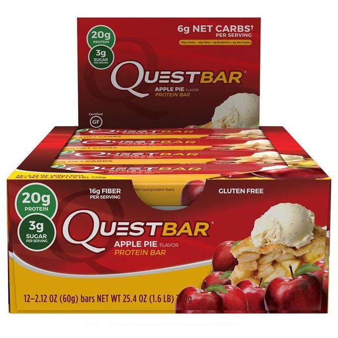 Baton proteinowy Quest Nutrition Quest Bar Apple Pie 12 bars - Sklep Witaminki.pl