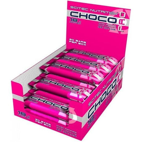 Baton proteinowy Scitec Nutrition Choco Pro Bar Mixed Berries White Chocolate 20 x 55 g - Sklep Witaminki.pl