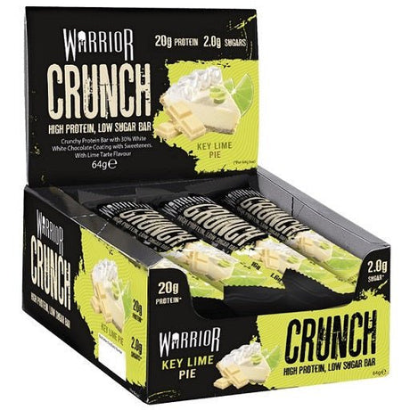 Baton proteinowy Warrior Crunch Bar Key Lime Pie 12 bars - Sklep Witaminki.pl