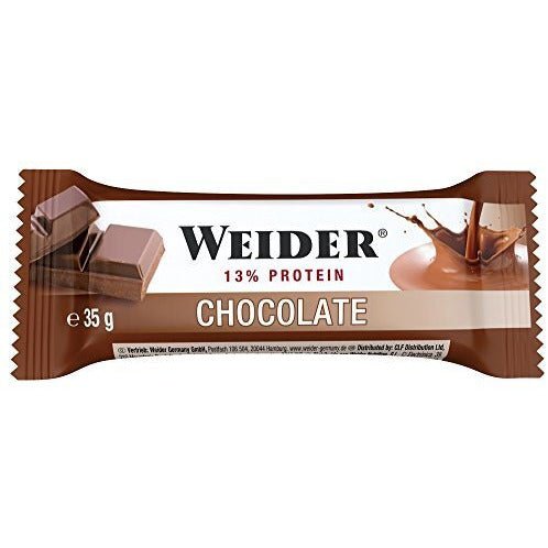 Baton proteinowy Weider Carbohydrate & Protein Bar Chocolate 24 bars - Sklep Witaminki.pl