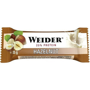 Baton proteinowy Weider Carbohydrate & Protein Bar Hazelnut 24 bars - Sklep Witaminki.pl