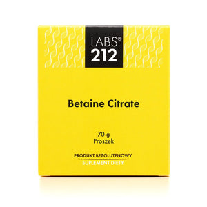 Betaina Labs212 Betaine Citrate 70 g - Sklep Witaminki.pl