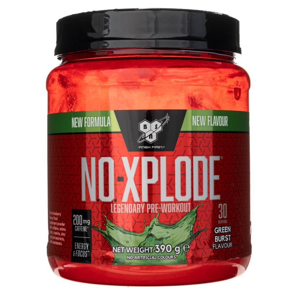 BSN NO-Xplode 390 g Green Burst Truskawka & Kiwi - Sklep Witaminki.pl