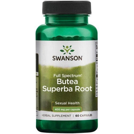 Butea Superba Swanson Full Spectrum Butea Superba Root 400 mg 60 caps - Sklep Witaminki.pl