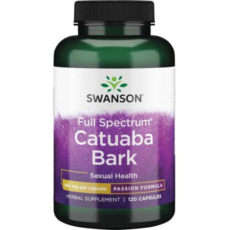 Catuaba Swanson Catuaba Bark 465 mg 120 caps - Sklep Witaminki.pl