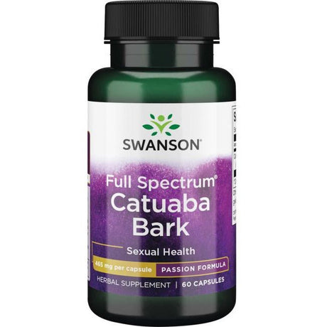 Catuaba Swanson Catuaba Bark 465 mg 60 caps - Sklep Witaminki.pl
