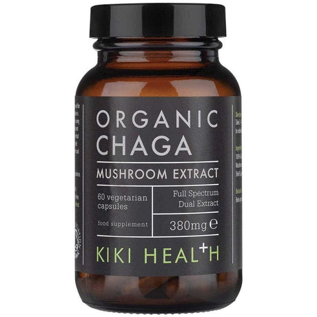 Chaga KIKI Health Chaga Extract Organic 380mg 60 vcaps - Sklep Witaminki.pl