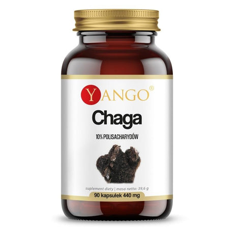 Chaga Yango Chaga ekstrakt 10% polisacharydów 90 caps - Sklep Witaminki.pl